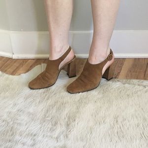 Colin Stewart Leather Block Heels